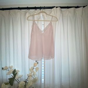 Chiffon light pink cami